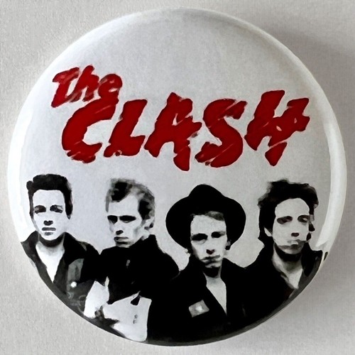 The clash band - button, pin