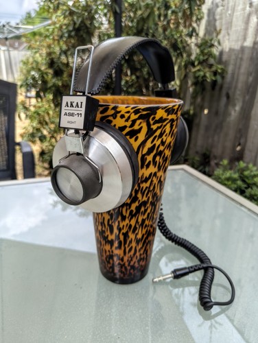 Akai ase headphones vintage - headphones,