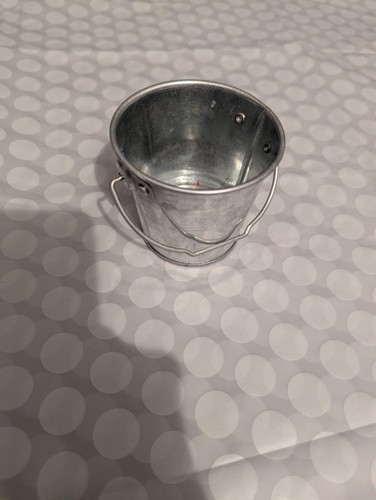 Small galvanised bucket - galvanised,