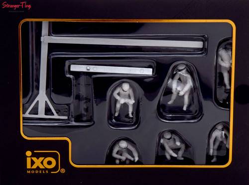 Ixo pit stop set white - pit,
