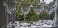 Set of 4 Thomas Webb Normandy Small Liqueur or Cocktail Coupe Style Glasses