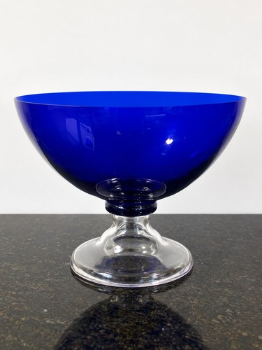 Large cobalt blue glass - blue,