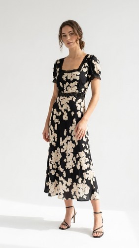 Floral lace detail - m&s, midaxi