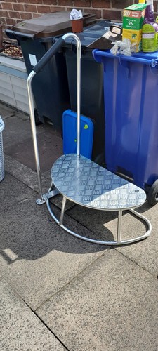 Stainless steel steps with - steel,