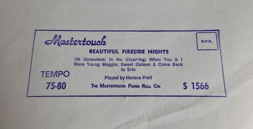 Vintage mastertouch pianola - vintage,
