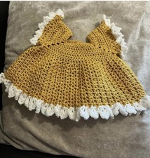 Handmade Crochet Baby Dress