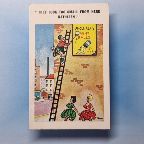 Saucy comic postcard - saucy,