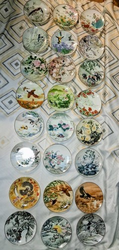 Franklin mint birds flowers - franklin,