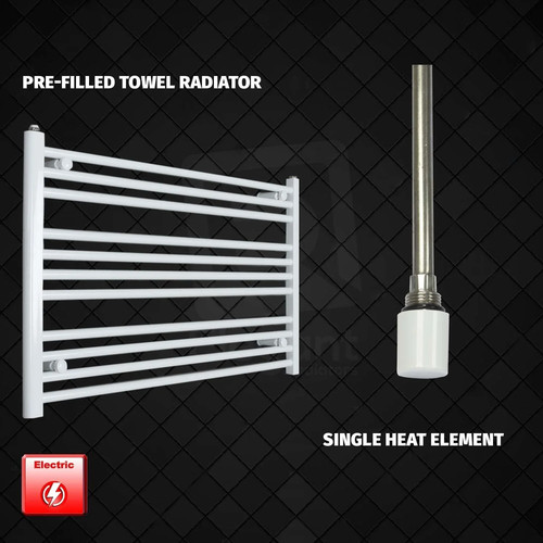 White electric heated - white,