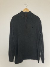 Musto Zip Neck Jumper/Sweater Men's Long Sleeve   - Size Large (PTP 22 ")