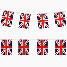 Union Jack Bunting 9M National Celebrations NEW King Charles Coronation Bunting