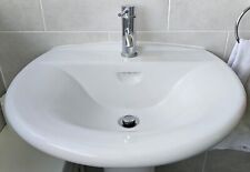 wash hand basin with tap mixer