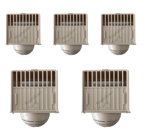 Plastic canary nest pans - pans, /