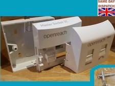 BT OPENREACH NTE5 MASTER PHONE SOCKET AND VDSL2/ADSL FACEPLATE FILTER KIT mk4