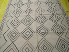 5.5x8 Beige Afghan Oriental