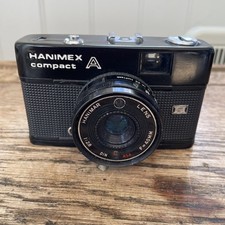 Hanimex Compact A Point And Shoot 35mm Film Camera 40mm 2.8 Lens - Working