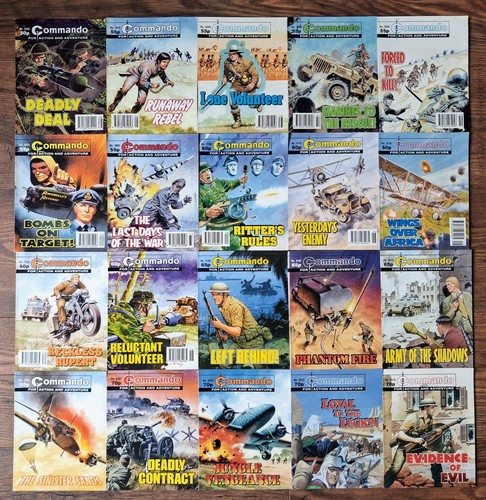 Commando comics job lot - commando, bundle