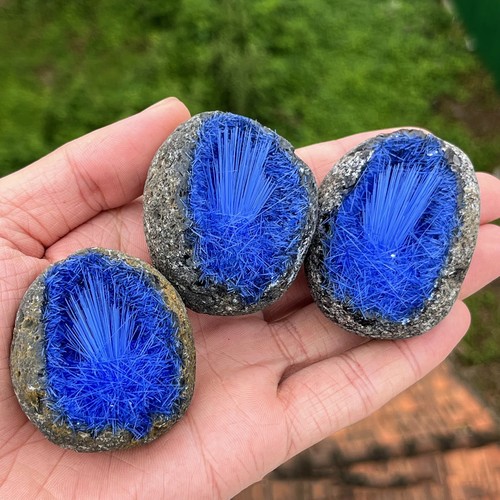 Rare blue magnetite - blue,