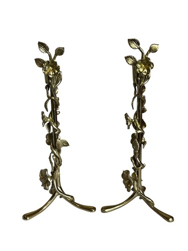 Pair vintage brass - vintage,