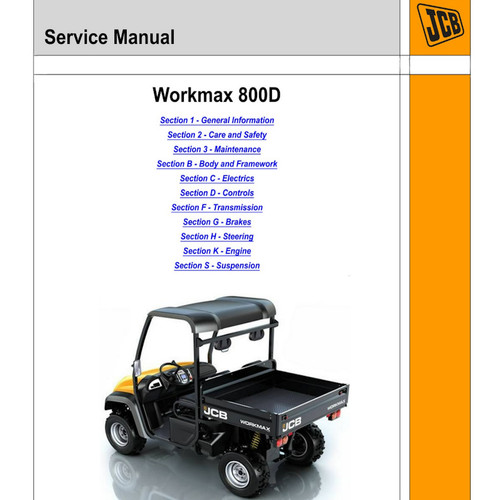 Service manual for jcb 800d - jcb,