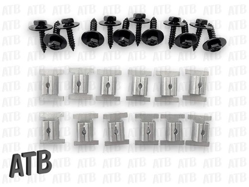 Clips set mounting - mounting,