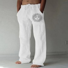 Mens Summer Casual Cotton