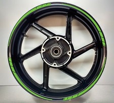 Green tapered motorcycle - tapered, wheel