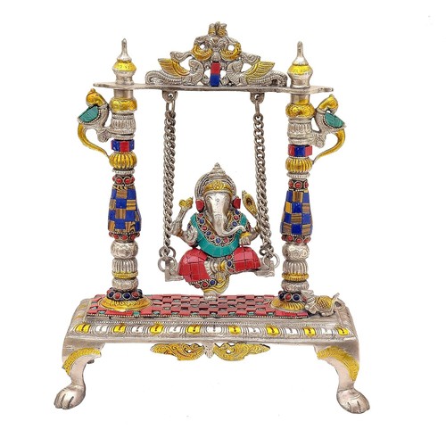 Brass lord ganesha idol - idol, for