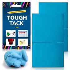 Super Tough Tack Blue Tac 150g | Reusable Handy Size Sticky Adhesive Putty Glue