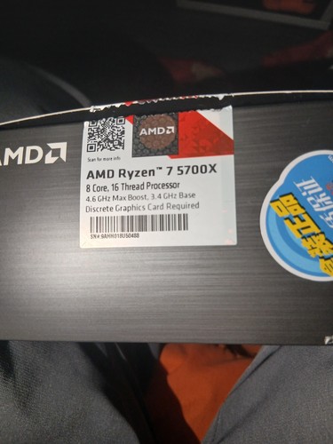 Amd ryzen 5700x 4ghz - 7, 3.4ghz
