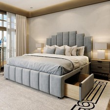 PLUSH VELVET DIVAN BED SET