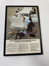 FRAMED Original 1972 Triumph