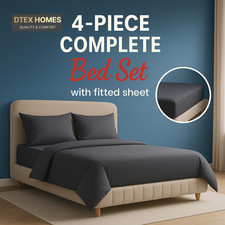 4 Piece Complete Bedding Set