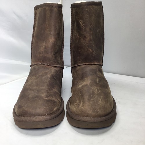 Ugg ladies boots brown leather - ugg,