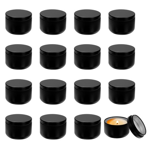 16pcs 3oz candle tins metal - 3oz,