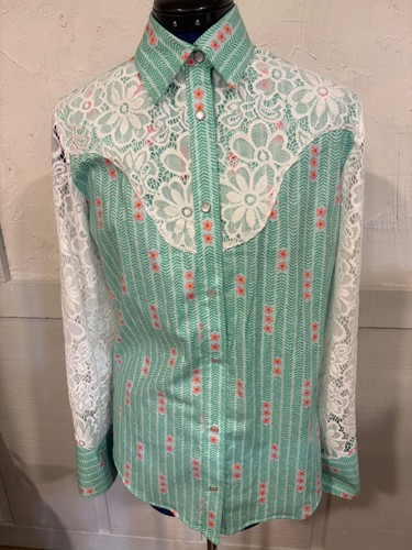 Women western pearl snap - western,