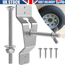 Enclosed Spare Tire Mount Holder Mount Wheel Bracket Utility Cargo Carrier Trail