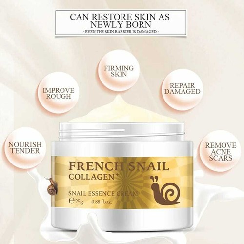 French snail face cream - french,