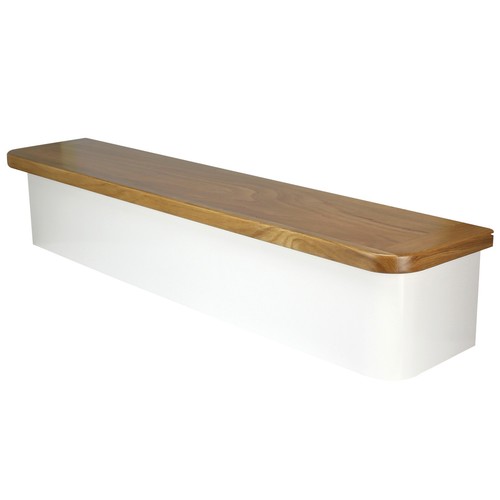 Oak bullnose tread white - tread, &