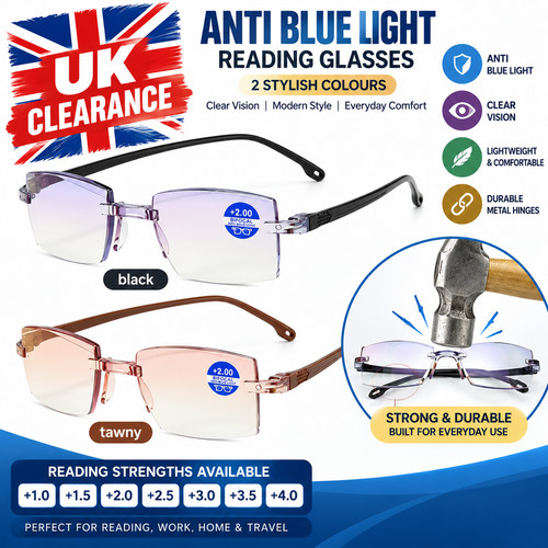 Rimless bifocal reading - 2,