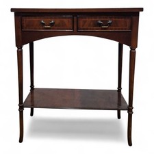 Antique style Mahogany Bradley 2 drawer console table
