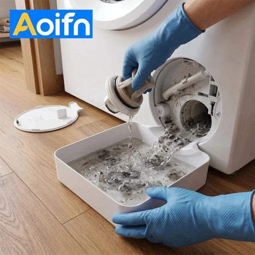 Washing machine drainage tray - machine,