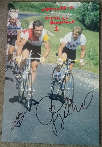 Bernard hinault behind - bernard, greg