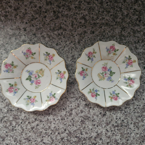 Pair decorative floral - 2, of