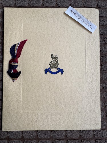Crested christmas card with - christmas,
