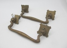 Antique Brass Drawer Pulls Old