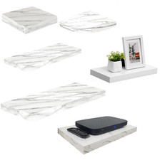 Shelves White Marble High