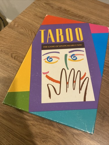 Taboo board game - 1990, games