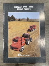 Fiatagri 5850 5880 Round Balers Vintage Brochure Leaflet
