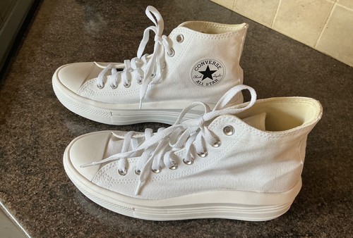 Converse move high white wedge - move, high,white